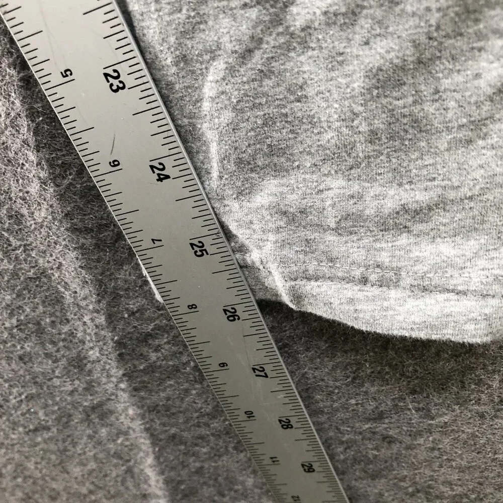 Nike Club Logo Leggings Womens M Gray Swoosh‎ Cotton Blend Yoga Gym Lounge